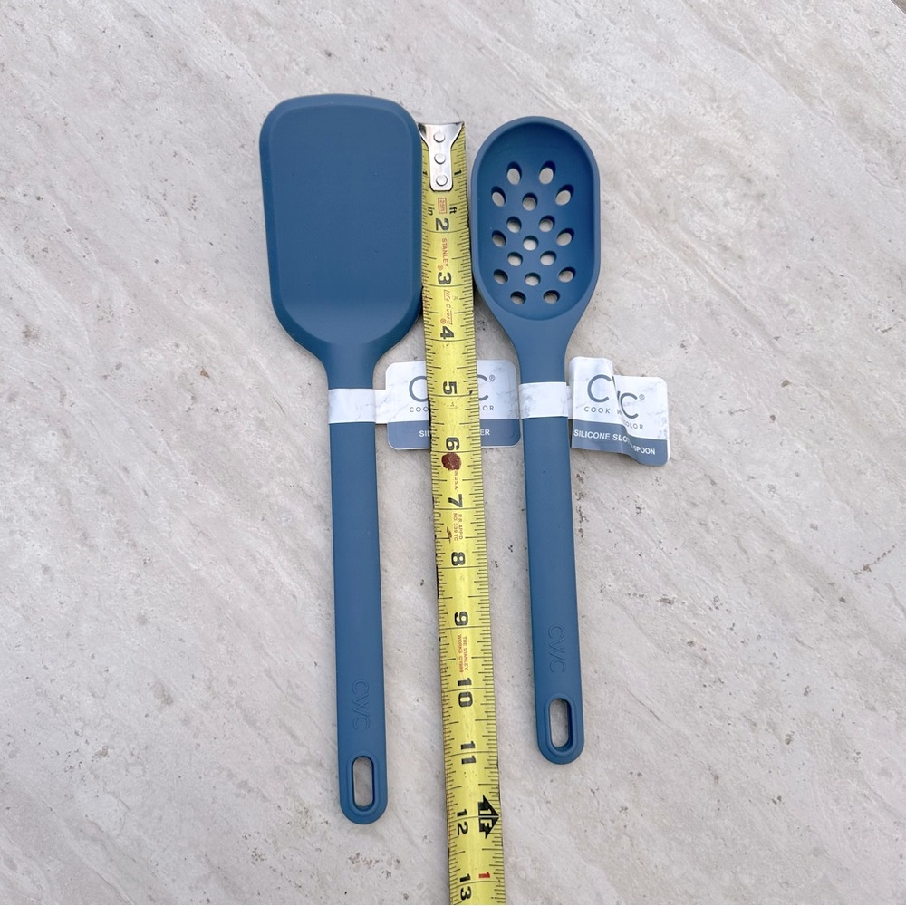 CWC Cooking Utensils Silicone Turner and Slotted Spoon NWT - Picture 3 of 3